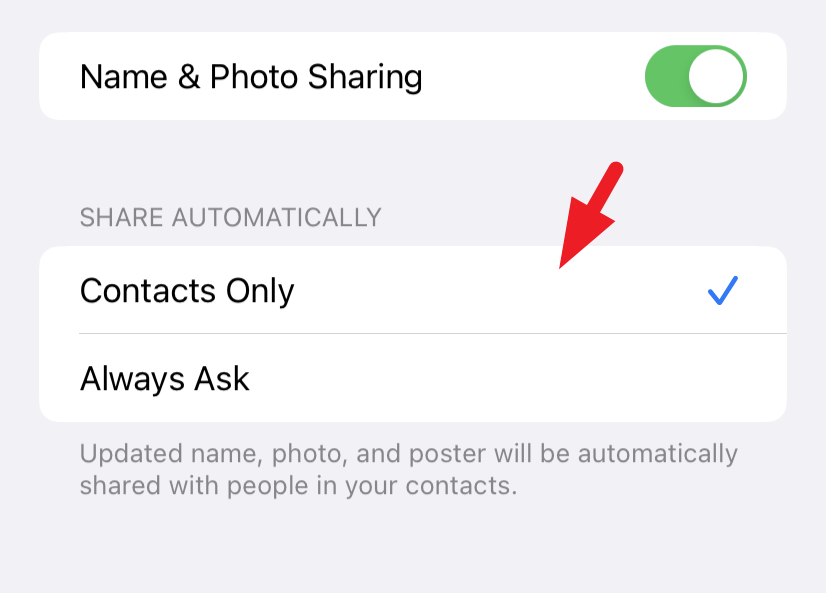 iPhoneのiOS 17で連絡先ポスターを無効にする方法