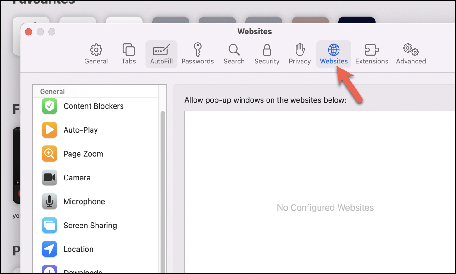 Mac でポップアップ ブロッカーを無効にする方法