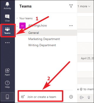 MicrosoftTeamsでチームを作成する方法