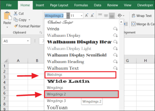 Excelでチェックマーク（チェックマーク）を挿入する方法