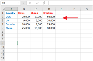 Excelで転置する方法